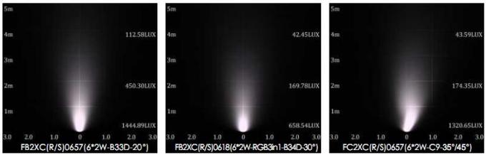 FC2XCS0657 FC2XCS0618 ( RGB ) 6 * 2W ক্লিপ বা বন্ধনী ইনস্টলেশন সহ অসমমিত LED অন্তর্গত আলো 7