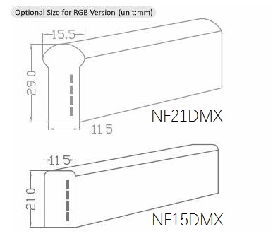 DMX512 ডিজিটাল নিয়ন LED রোপ লাইট, বেন্ডেবল LED নিয়ন ফ্লেক্স লাইট UV প্রতিরোধী 2