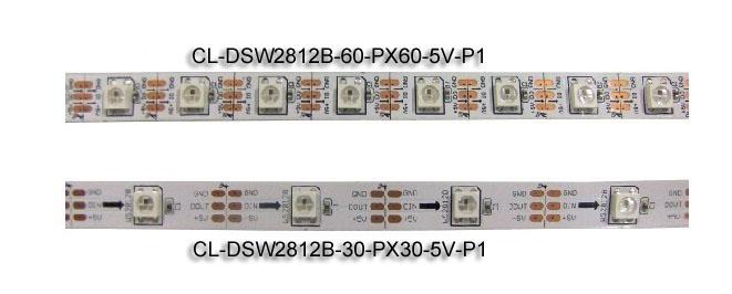 5VDC WS2812B ডিজিটাল এলইডি স্ট্রিপ লাইট অ্যাড্রেসযোগ্য 30 পিক্সেল / এম এবং 30 এলইডি / এম 1