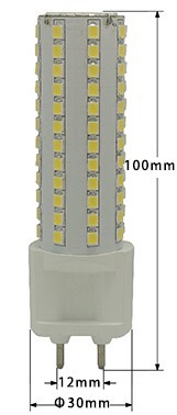 85 - 265V 10W 1000LM G12 LED কর্ন কোব লাইট 70W / 150W CDMT বাতি প্রতিস্থাপন করতে 0