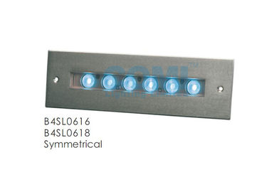 B4SL0616 B4SL0618 সিমেট্রিকাল বা অ্যাসিমেট্রিকাল ওয়াল রিসেসড লিনিয়ার LED ফাউন্টেন পুল লাইট OEM / ODM 12W উপলব্ধ
