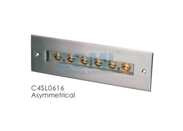 C4SL0616 C4SL0618 6 * 2 W অসমমিত LED আন্ডারওয়াটার লিনিয়ার লাইটিং মাউন্টিং স্লিভ সহ, রিসেসড LED পুল লাইট