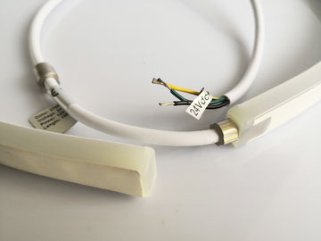 IP68 জলরোধী নিয়ন LED স্ট্রিপ লাইট 24V 8W / মিটার মোল্ড ইনজেকশন সংযোগকারীর সাথে সামঞ্জস্যযোগ্য